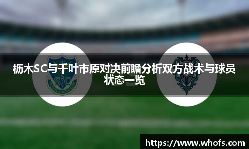 枥木SC与千叶市原对决前瞻分析双方战术与球员状态一览